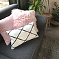 Soft Criss Cross Kussenhoes | 30x50 cm | Katoen/Polyester
