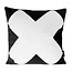 Gek op kussens! Big White Cross | 45 x 45 cm | Kussenhoes | Katoen