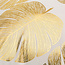 Gold Monstera | 45 x 45 cm | Kussenhoes | Katoen/Polyester