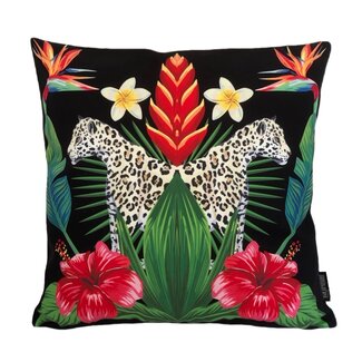 Leopard Hibiscus | 45 x 45 cm | Kussenhoes | Katoen