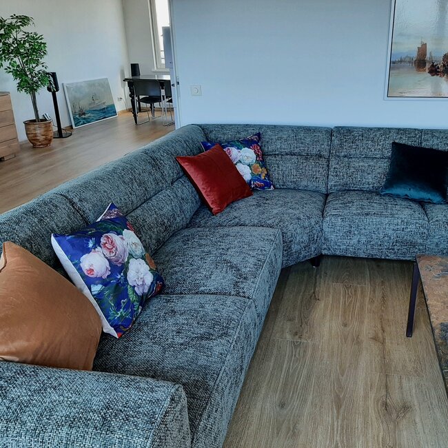 Colorful Flowers Kussenhoes | 45x45 cm | Katoen/Linnen