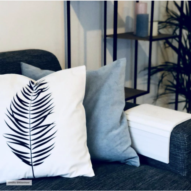 Exotic Palm Kussenhoes | 45x45 cm | Katoen