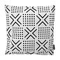 Senza Black/White #2 Kussenhoes | 45x45 cm | Katoen