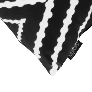 Yana Black Kussenhoes | 45x45 cm | Katoen/Polyester