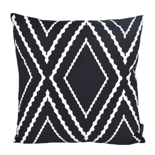 Yana Black Kussenhoes | 45x45 cm | Katoen/Polyester