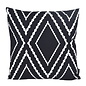 Yana Black Kussenhoes | 45x45 cm | Katoen/Polyester
