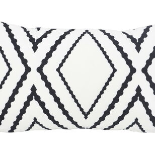 Yana White Kussenhoes | 30x50 cm | Katoen/Polyester