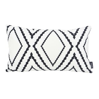 Gek op kussens! Yana White Kissenbezug | 30x50 cm | Baumwolle/Polyester