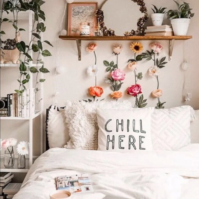 Chill Here Kussenhoes | 45x45 cm | Katoen/Linnen