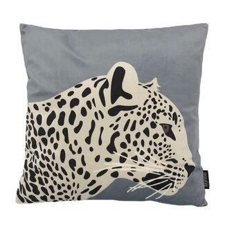 Gek op kussens! Velvet Leopard #3 | 45 x 45 cm | Kussenhoes | Polyester