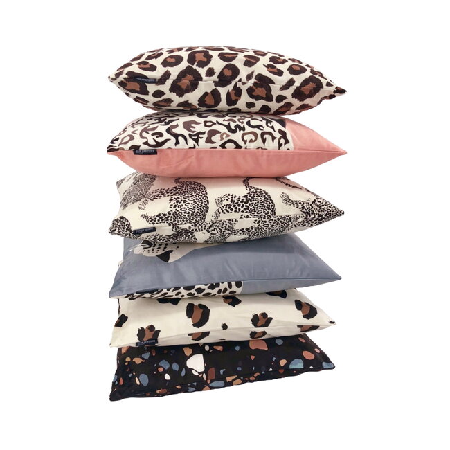 Velvet Leopard #3 Kussenhoes | 45x45 cm | Polyester