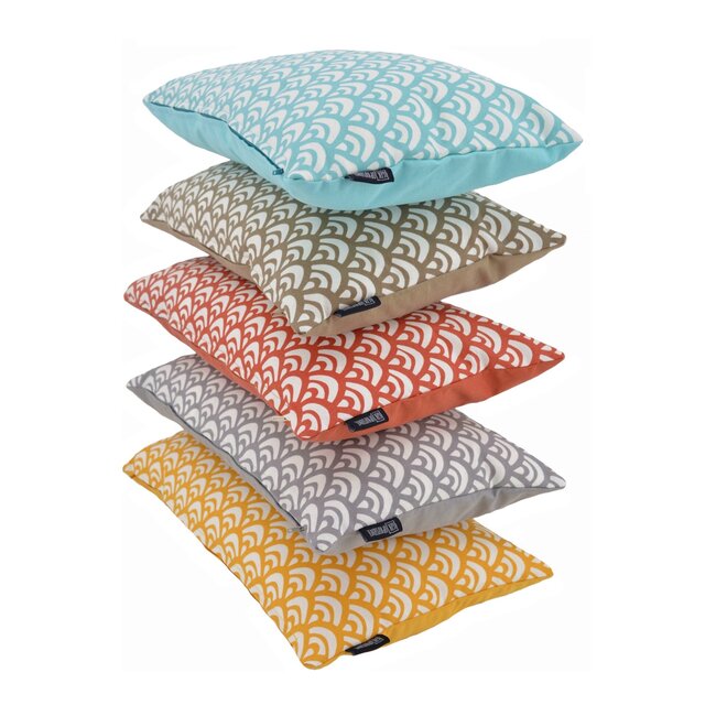 Waves Taupe Long | 30 x 50 cm | Kussenhoes | Katoen