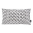 Gek op kussens! Waves Grey Long | 30 x 50 cm | Kussenhoes | Katoen/Polyester