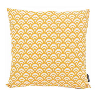 Gek op kussens! Waves Yellow | 45 x 45 cm | Kussenhoes | Katoen/Polyester