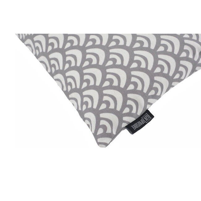 Waves Grey | 45 x 45 cm | Kussenhoes | Katoen/Polyester