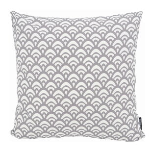 Waves Grey Kissenbezug | 45x45 cm | Baumwolle/Polyester