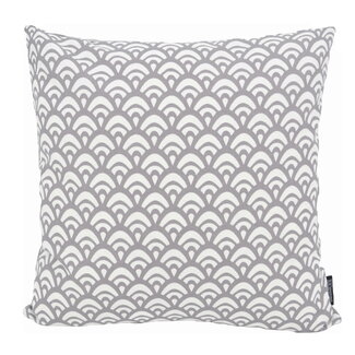 Gek op kussens! Waves Grey Kussenhoes | 45x45 cm | Katoen/Polyester