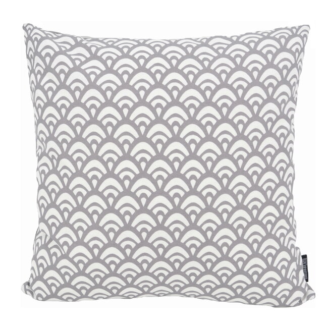 Waves Grey | 45 x 45 cm | Kussenhoes | Katoen/Polyester