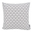 Waves Grey Kussenhoes | 45x45 cm | Katoen/Polyester