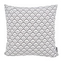 Waves Grey Kissenbezug | 45x45 cm | Baumwolle/Polyester