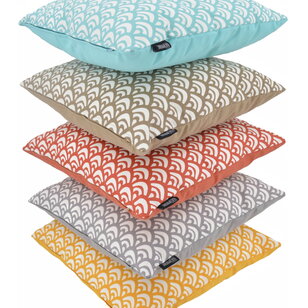 Waves Grey Kussenhoes | 45x45 cm | Katoen/Polyester