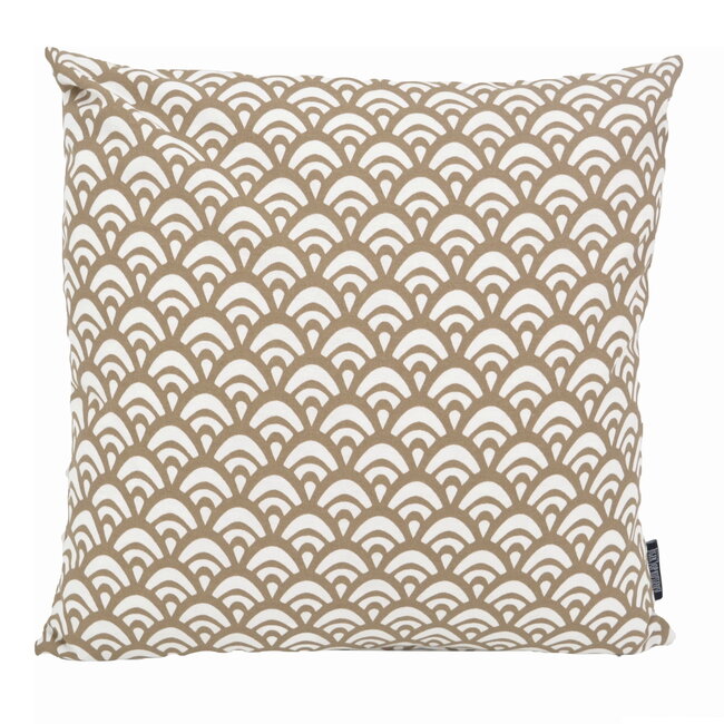 Waves Taupe | 45 x 45 cm | Kussenhoes | Katoen/Polyester
