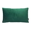 Gek op kussens! Dark Green Velvet Button Kussenhoes | 30x50 cm | Polyester