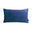 Gek op kussens! Blue Velvet Button Long | 30 x 50 cm | Kussenhoes | Polyester