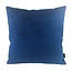 Gek op kussens! Blue Button Velvet | 45 x 45 cm | Kussenhoes | Polyester