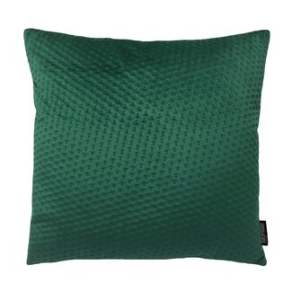 Dark Green Button Velvet | 45 x 45 cm | Kussenhoes | Polyester