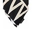 Black Triangles Kissenbezug | 45x45 cm | Baumwolle/Leinen