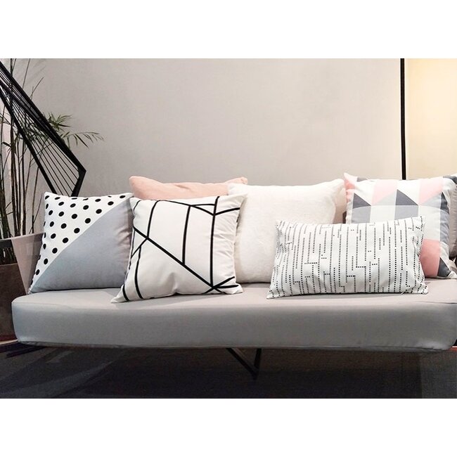 Jeppe Dot Kussenhoes | 45x45 cm | Katoen/Polyester