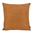 Gek op kussens! Suedine Cognac | 45 x 45 cm | Kussenhoes | Suedine/Polyester