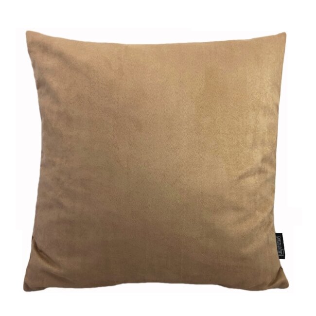 Suedine Camel | 45 x 45 cm | Kussenhoes | Suedine/Polyester