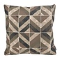 Stripe Patchwork #2 Kussenhoes | 45x45 cm | PU Leder