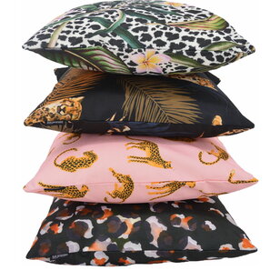 Leopard Print - Outdoor Kussenhoes | 45x45 cm | Katoen