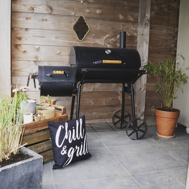 Chill & Grill - Outdoor Kussenhoes | 45x45 cm | Katoen