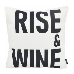 Rise & Wine - Outdoor Kussenhoes | 45x45 cm | Katoen
