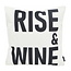 Rise & Wine - Outdoor Kissenbezug | 45x45 cm | Baumwolle