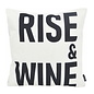 Rise & Wine - Outdoor Kussenhoes | 45x45 cm | Katoen