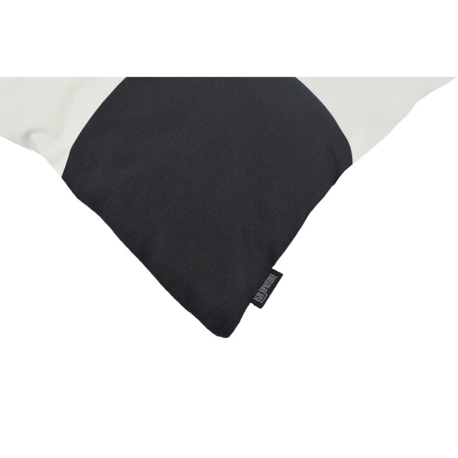 Dano Black/White #2 - Outdoor Kissenbezug | 45x45 cm | Baumwolle