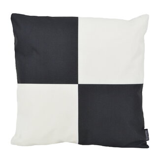 Gek op kussens! Dano Black/White #2 - Outdoor Kissenbezug | 45x45 cm | Baumwolle