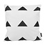 Gek op kussens! Dano Black/White #3 - Outdoor Kussenhoes | 45x45 cm | Katoen