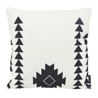 Gek op kussens! Dano Black/White #4 - Outdoor Kissenbezug | 45x45 cm | Baumwolle