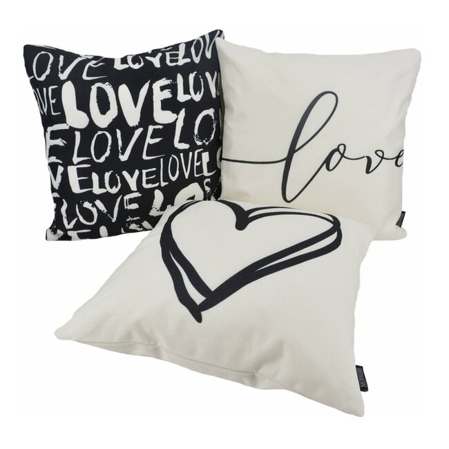 Love #1 - Outdoor Kussenhoes | 45x45 cm | Katoen