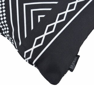 Ibiza Black - Outdoor Kussenhoes | 45x45 cm | Polyester