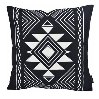 Gek op kussens! Ibiza Black - Outdoor Kissenbezug | 45x45 cm | Polyester