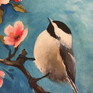Parus Major #1 Kussenhoes | 45x45 cm | Katoen/Linnen