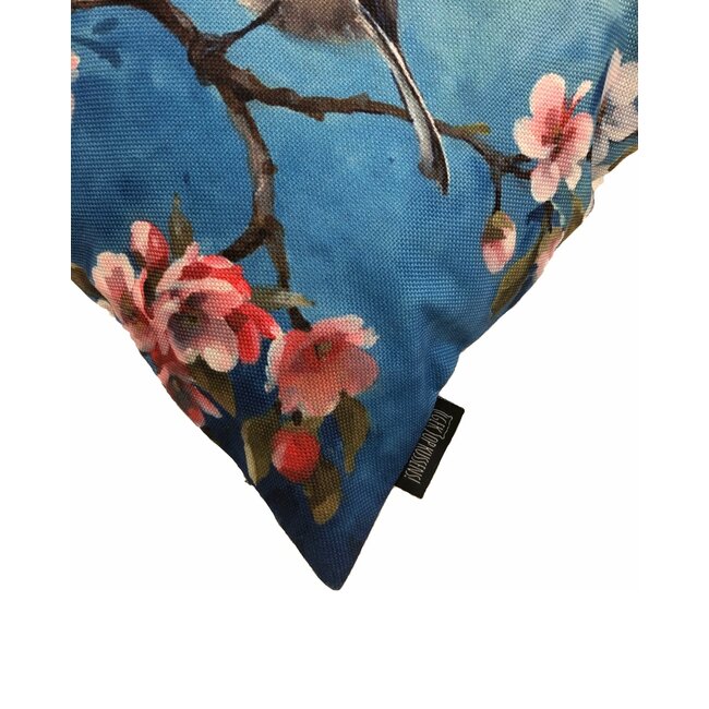 Parus Major #1 Kissenbezug | 45x45 cm | Baumwolle/Leinen