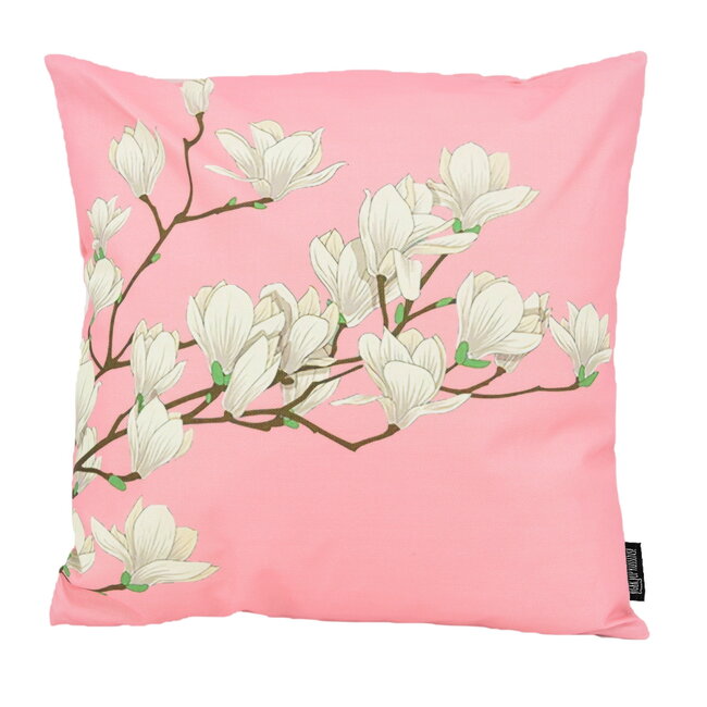 Pink Magnolia - Outdoor | 45 x 45 cm | Kussenhoes | Katoen